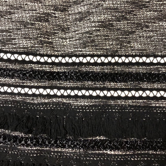 H&M Black & White Mixed Media Skirt - Picture 5 of 5